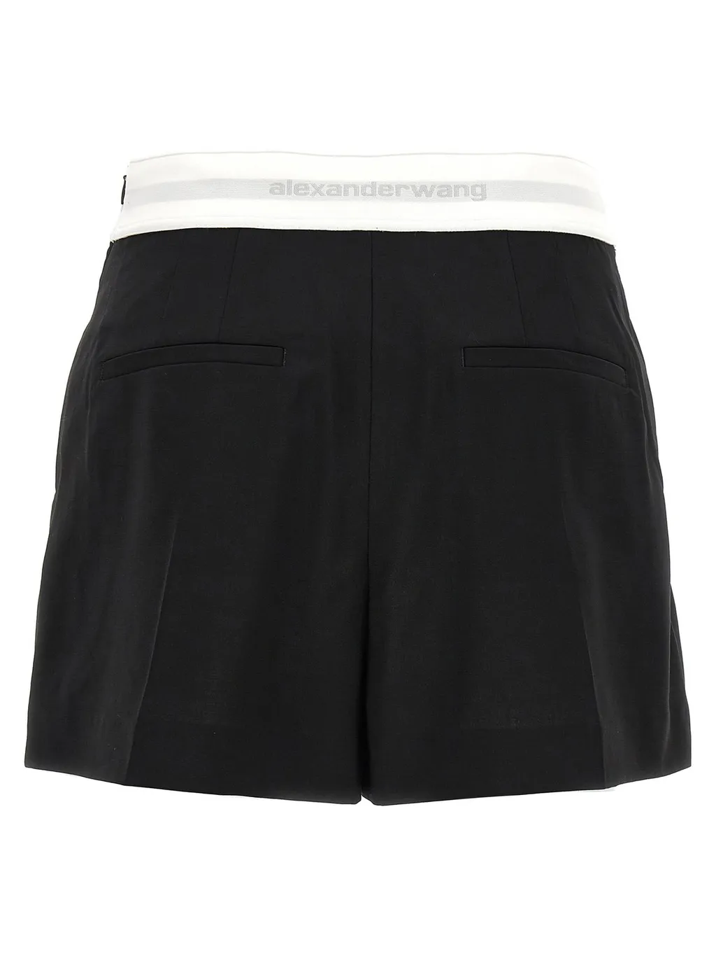 High-Waist Pleated Shorts