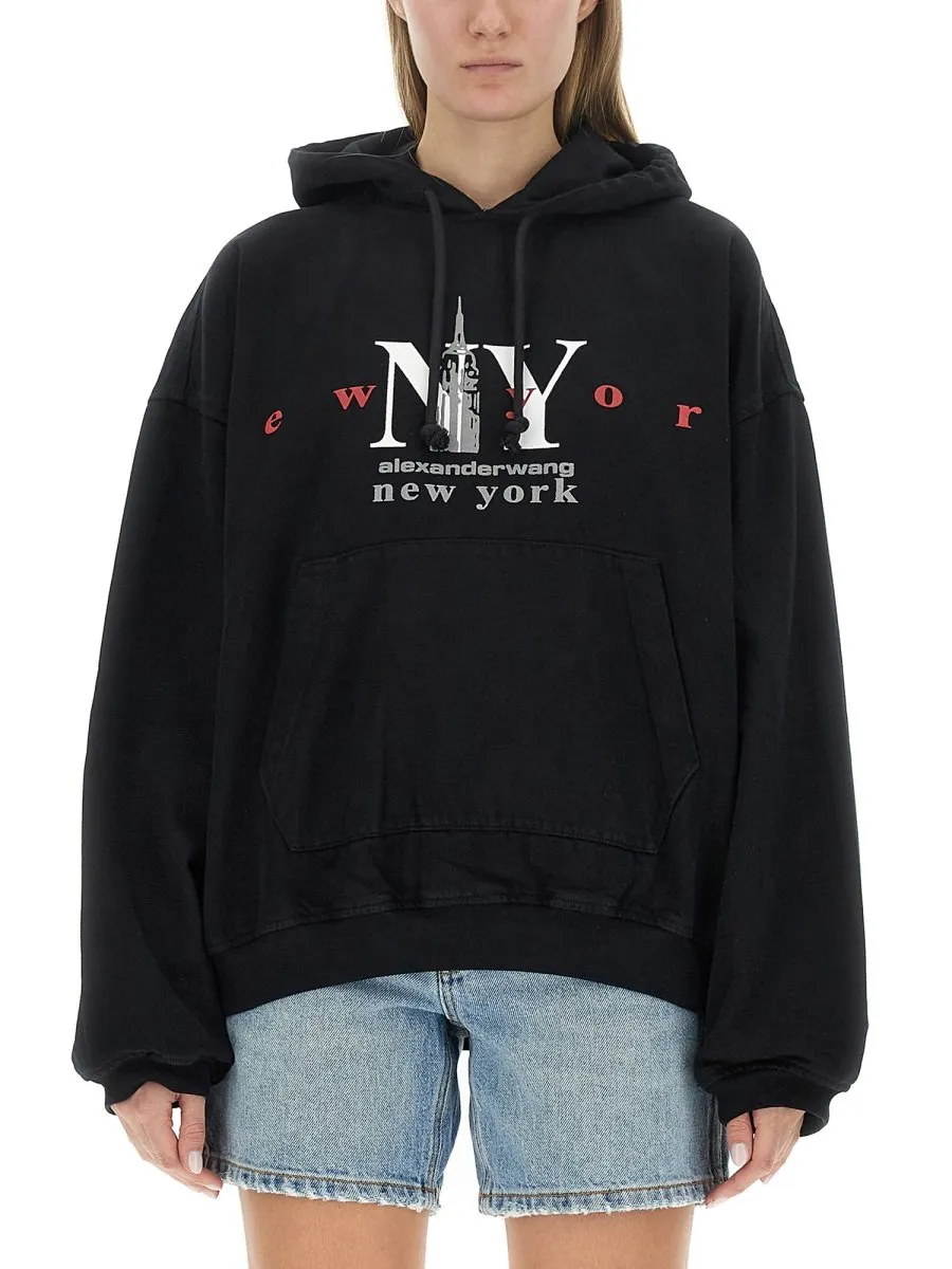 Logo Embroidered Hoodie