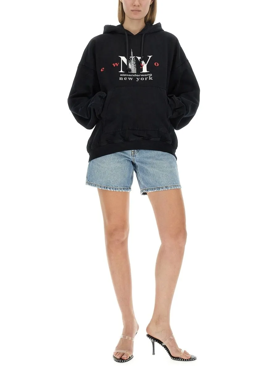 Logo Embroidered Hoodie