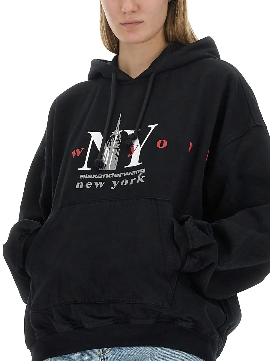 Logo Embroidered Hoodie