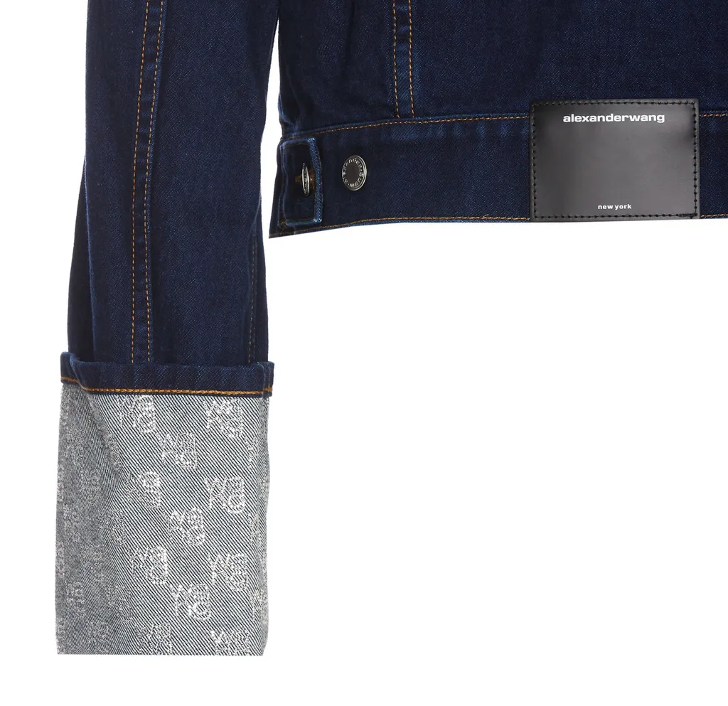 Collared Button-Up Denim Jacket