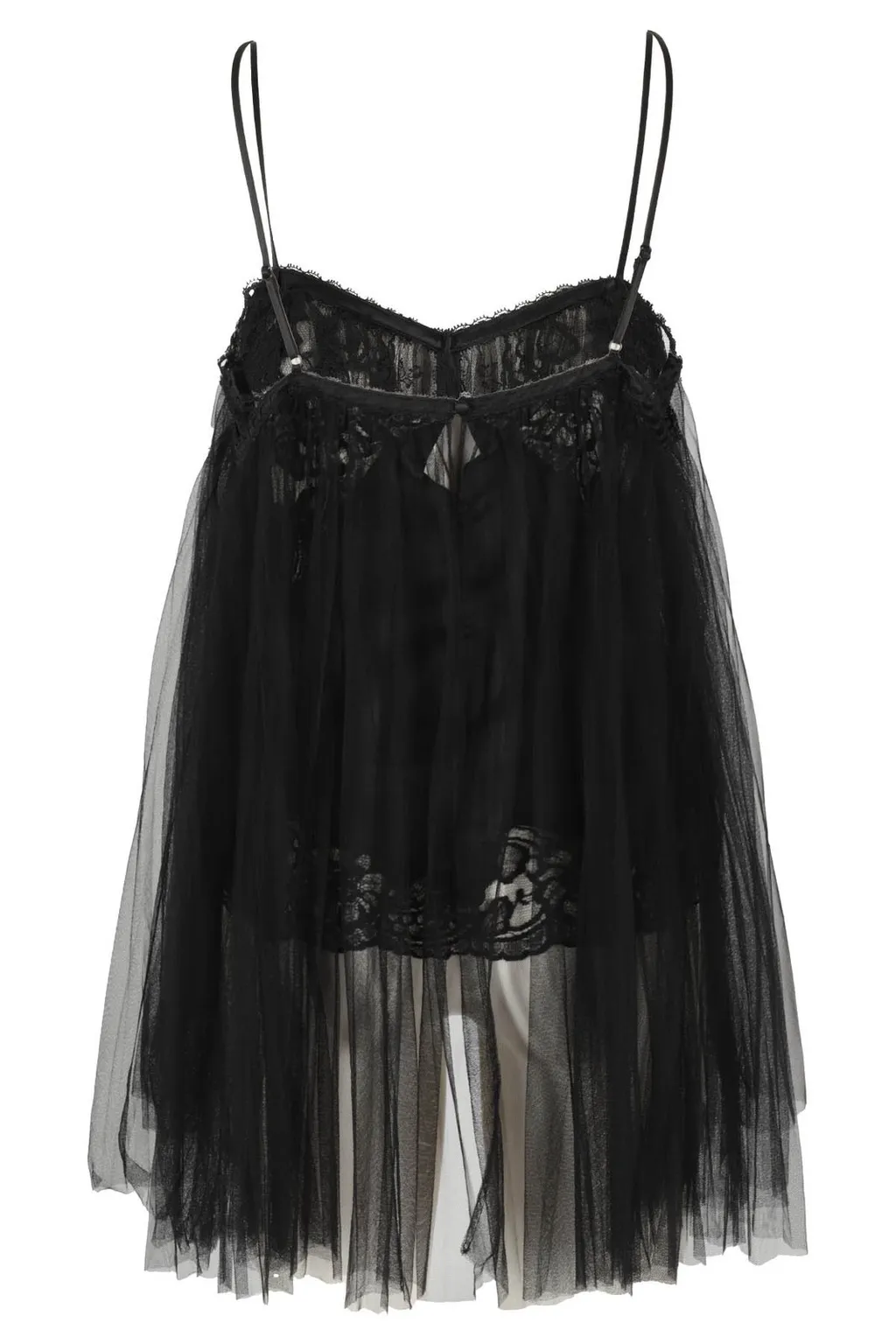 Sheer Layered Tunic Top