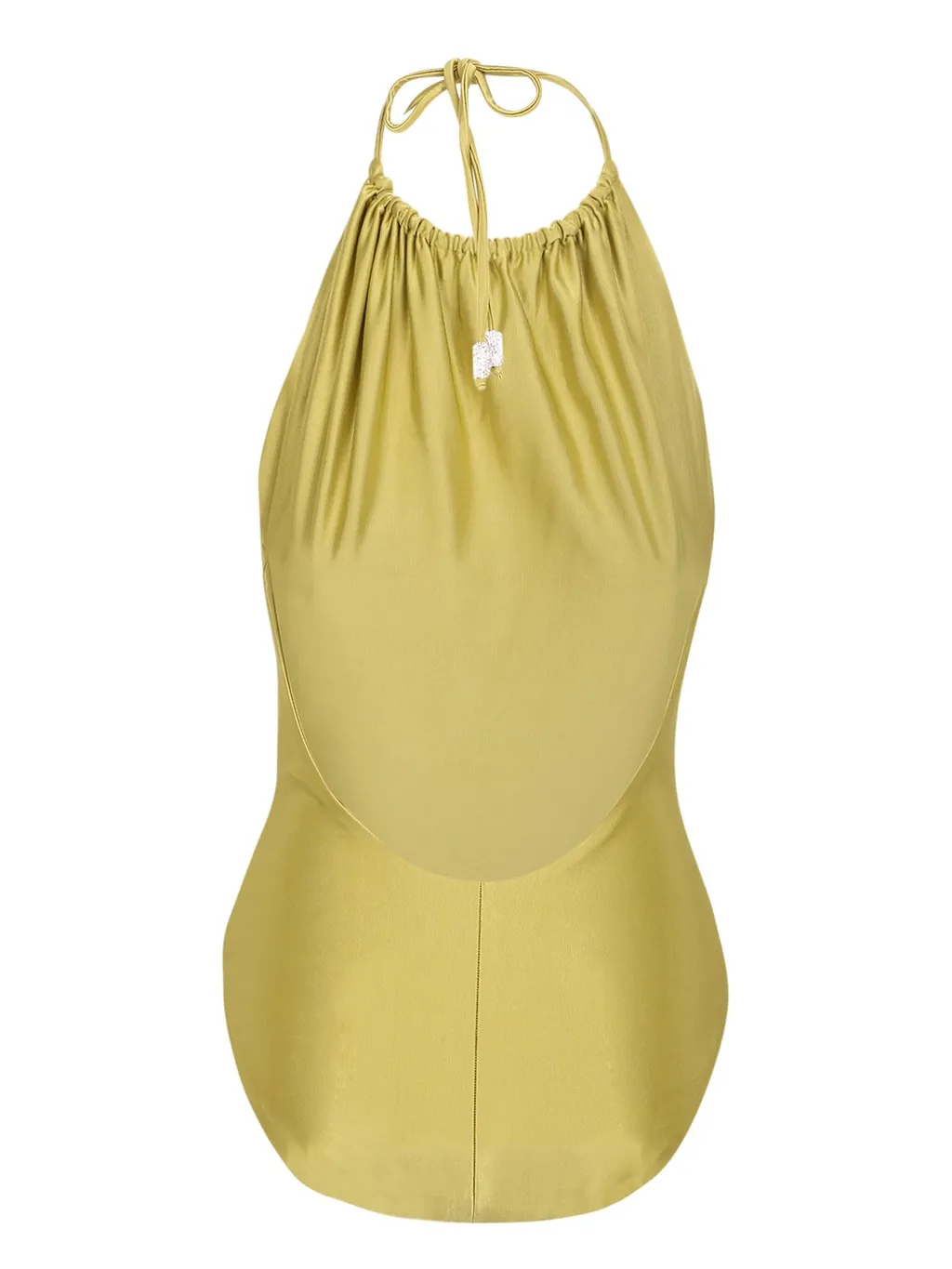 Halterneck Bead Embellished Bodysuit