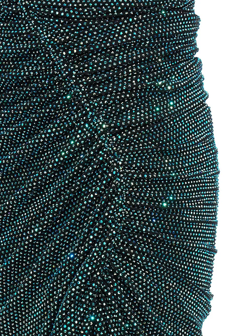 Embellished Ruched Strapless Maxi Dress
