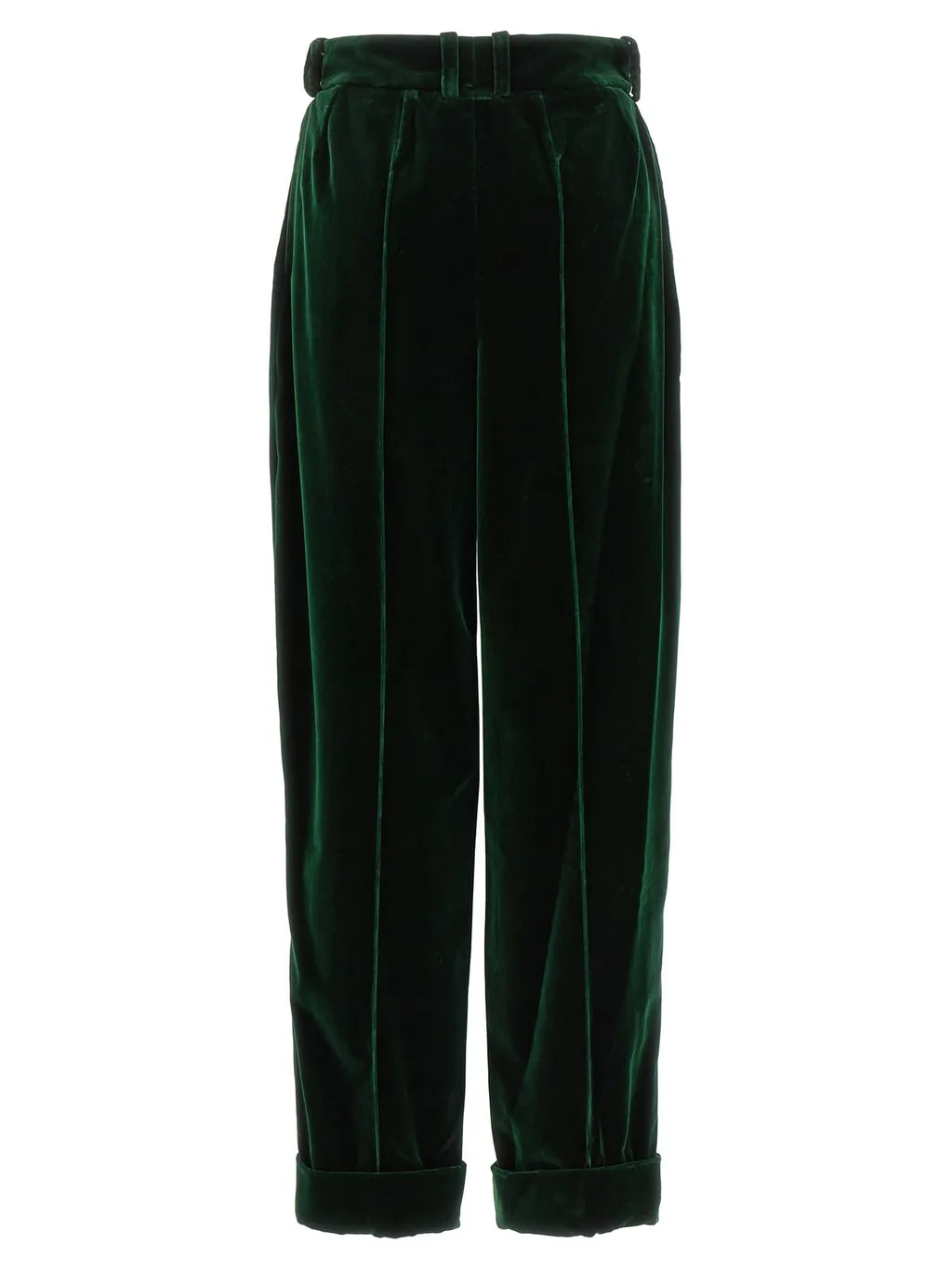 High-Waist Wide-Leg Trousers