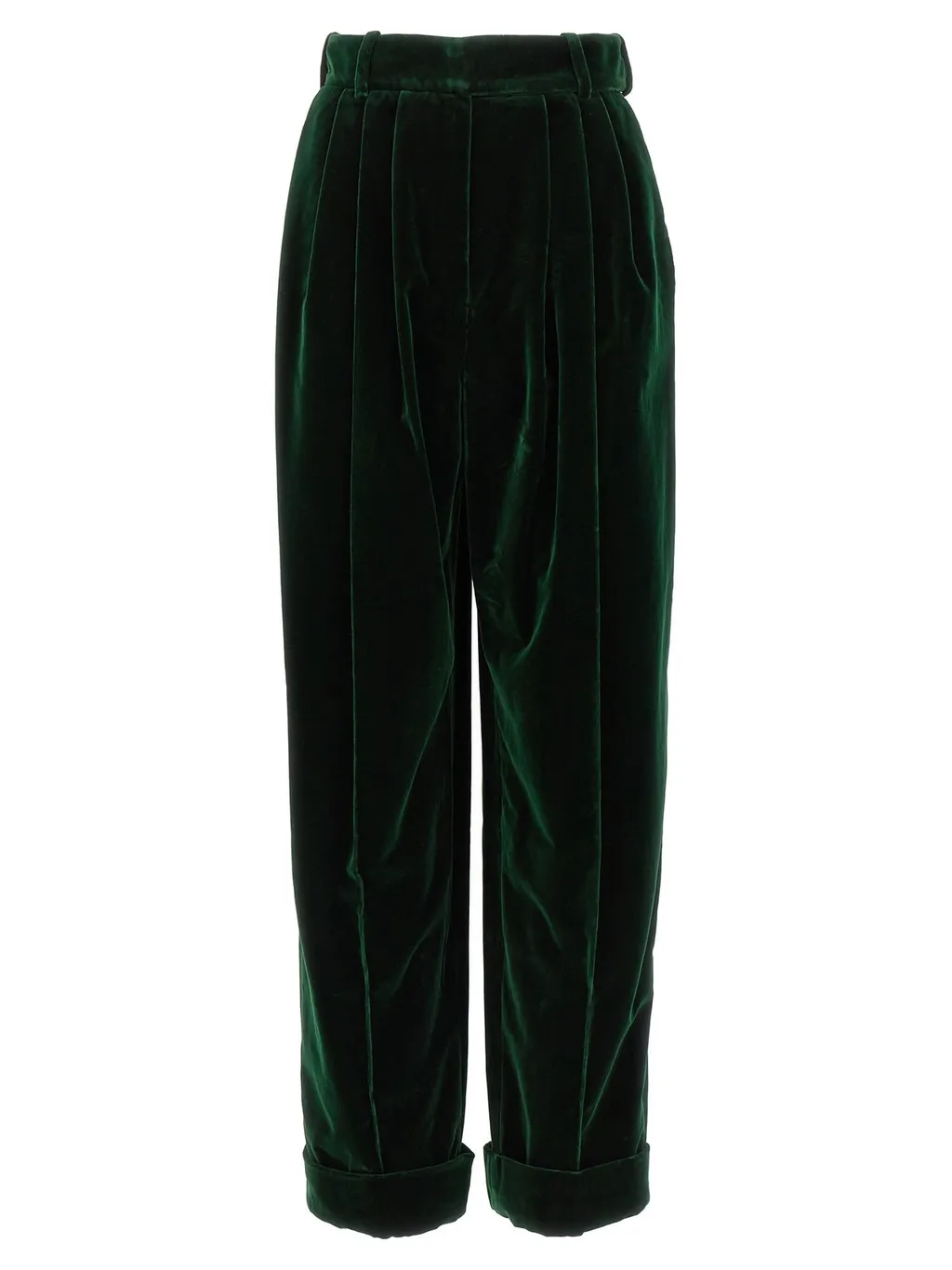 High-Waist Wide-Leg Trousers