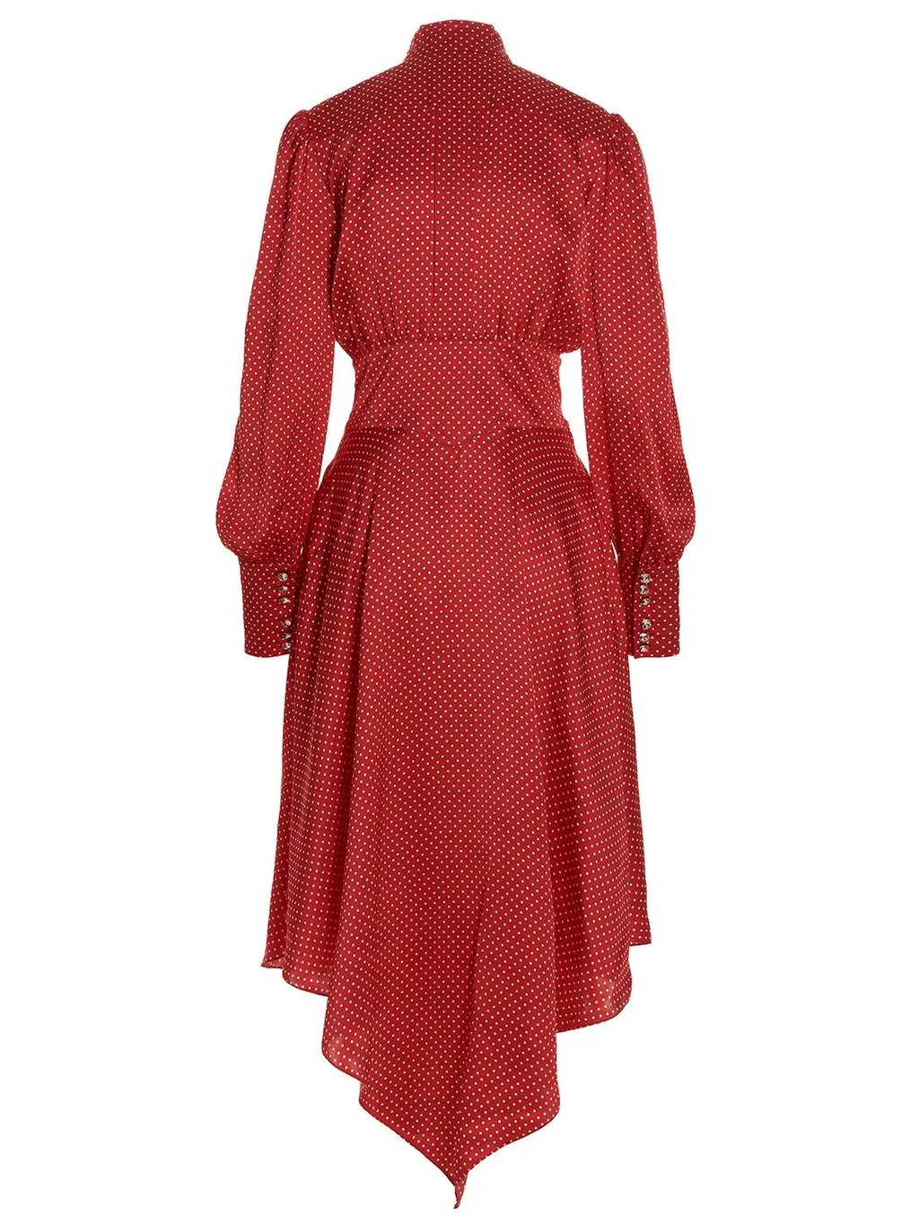 Asymmetric Long-Sleeved Dress