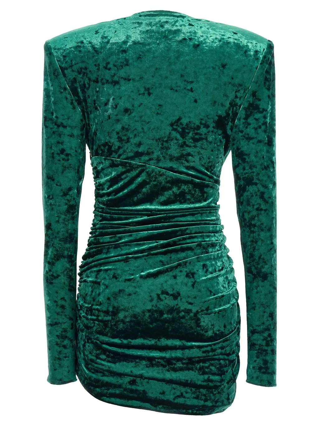 Draped Velvet Dress