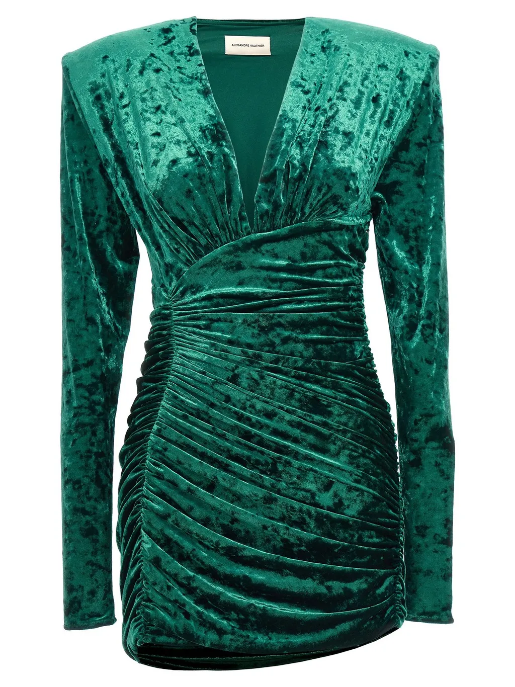 Draped Velvet Dress