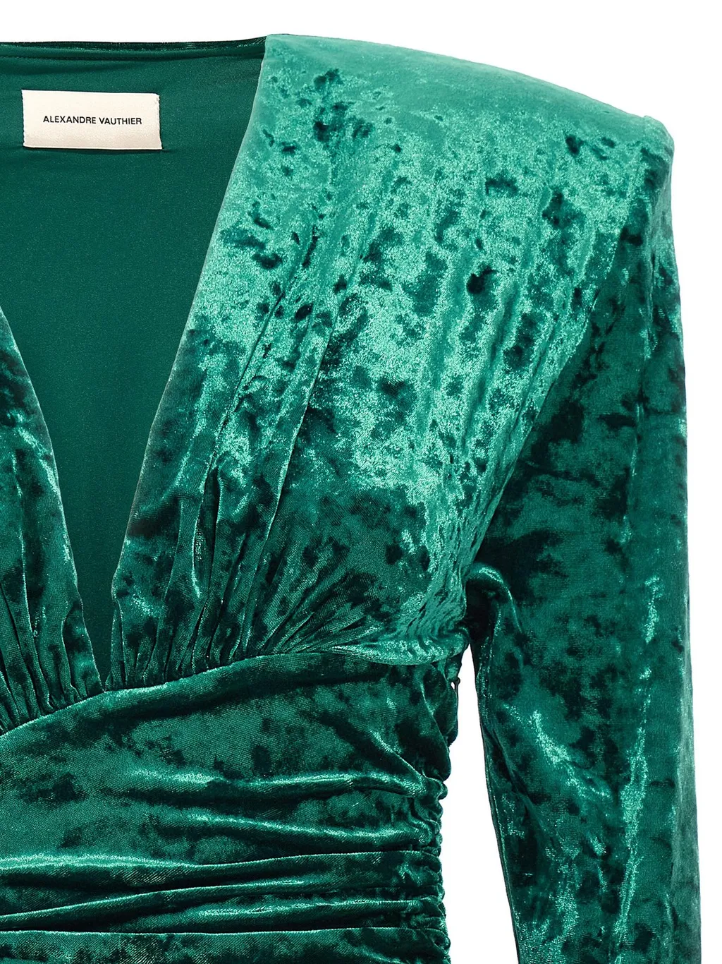 Draped Velvet Dress