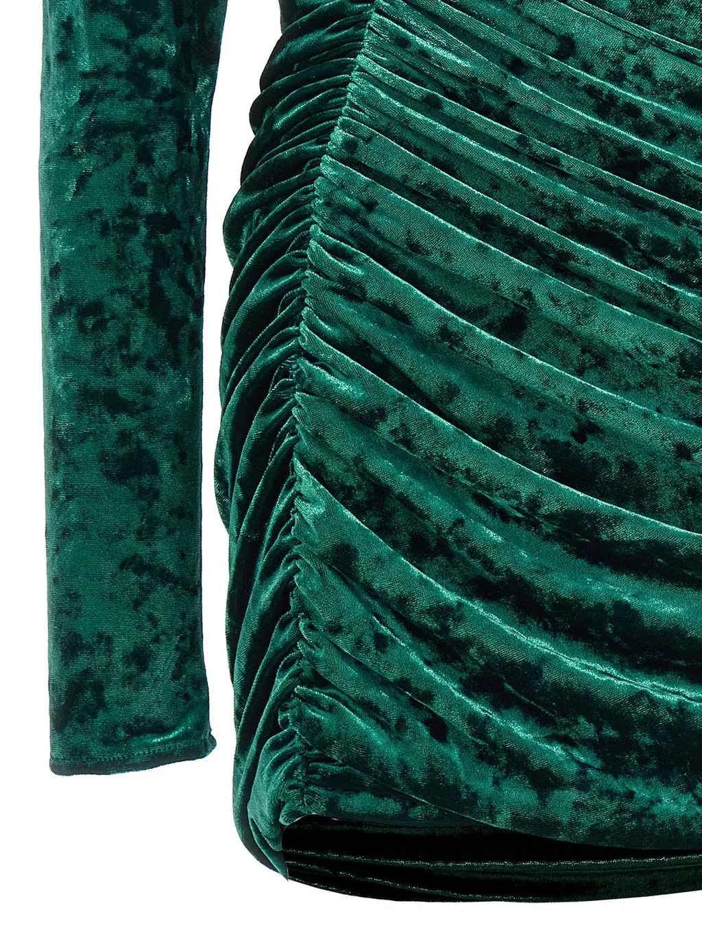 Draped Velvet Dress