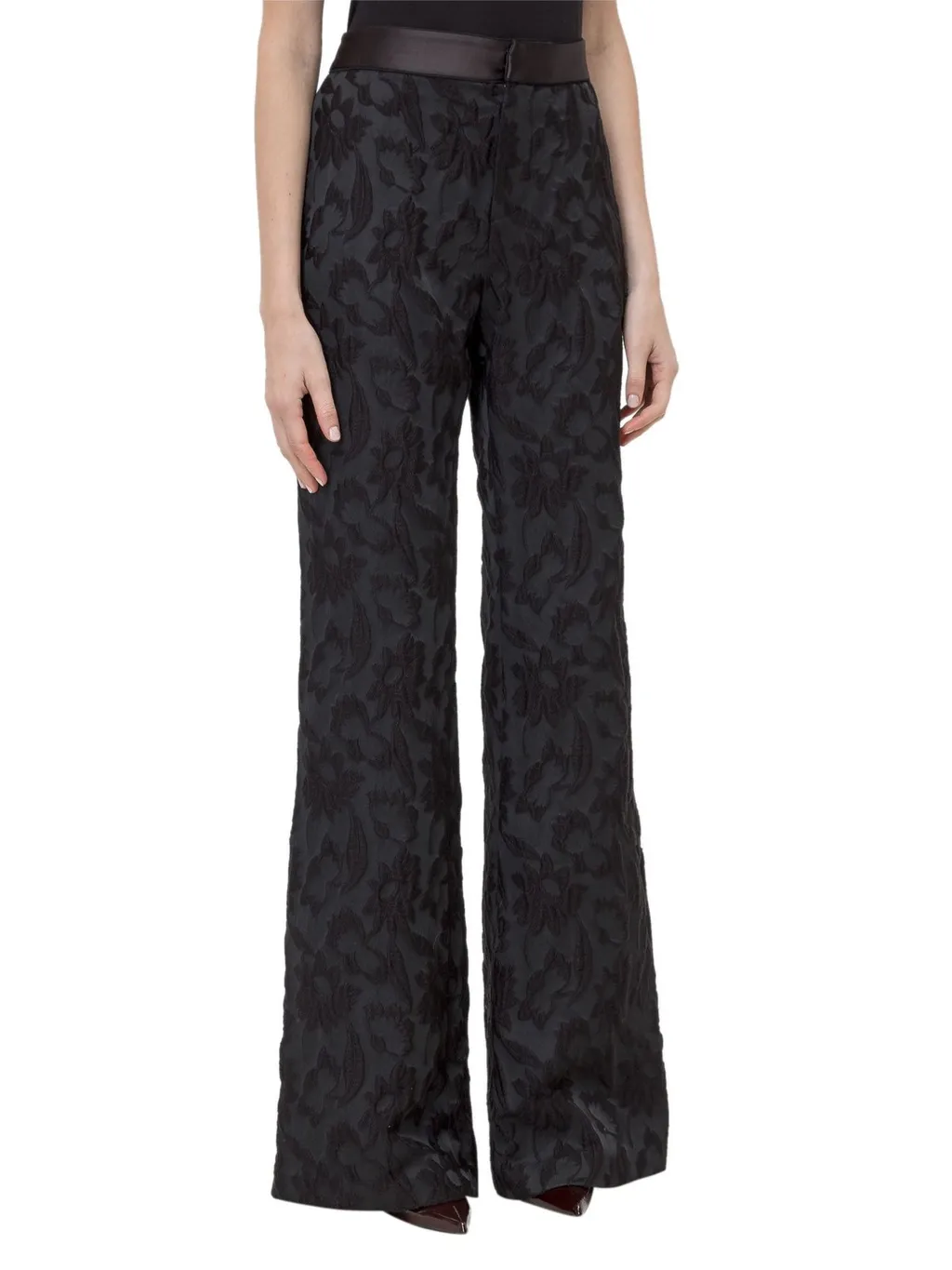 Bouras Patterned Wide Leg Pants