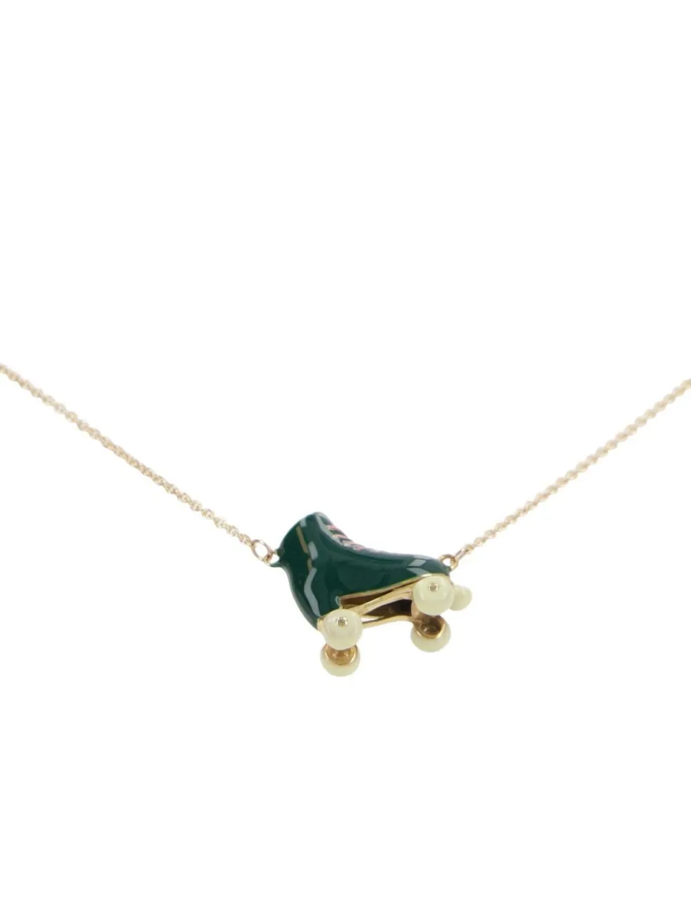 Rolo Chain Roller Pendant Necklace