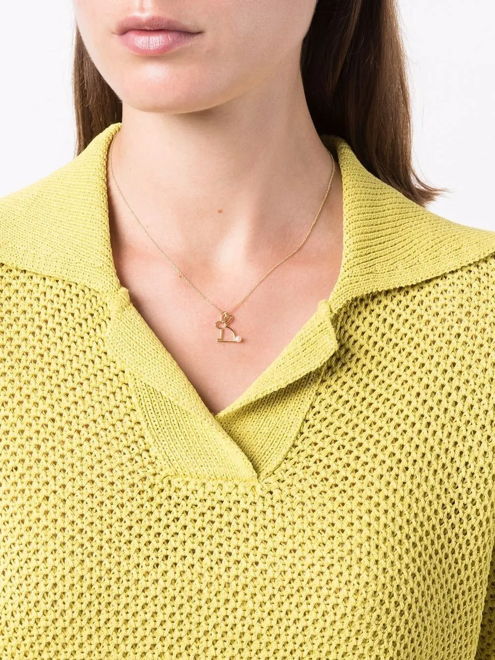 Bunny Pendant Necklace