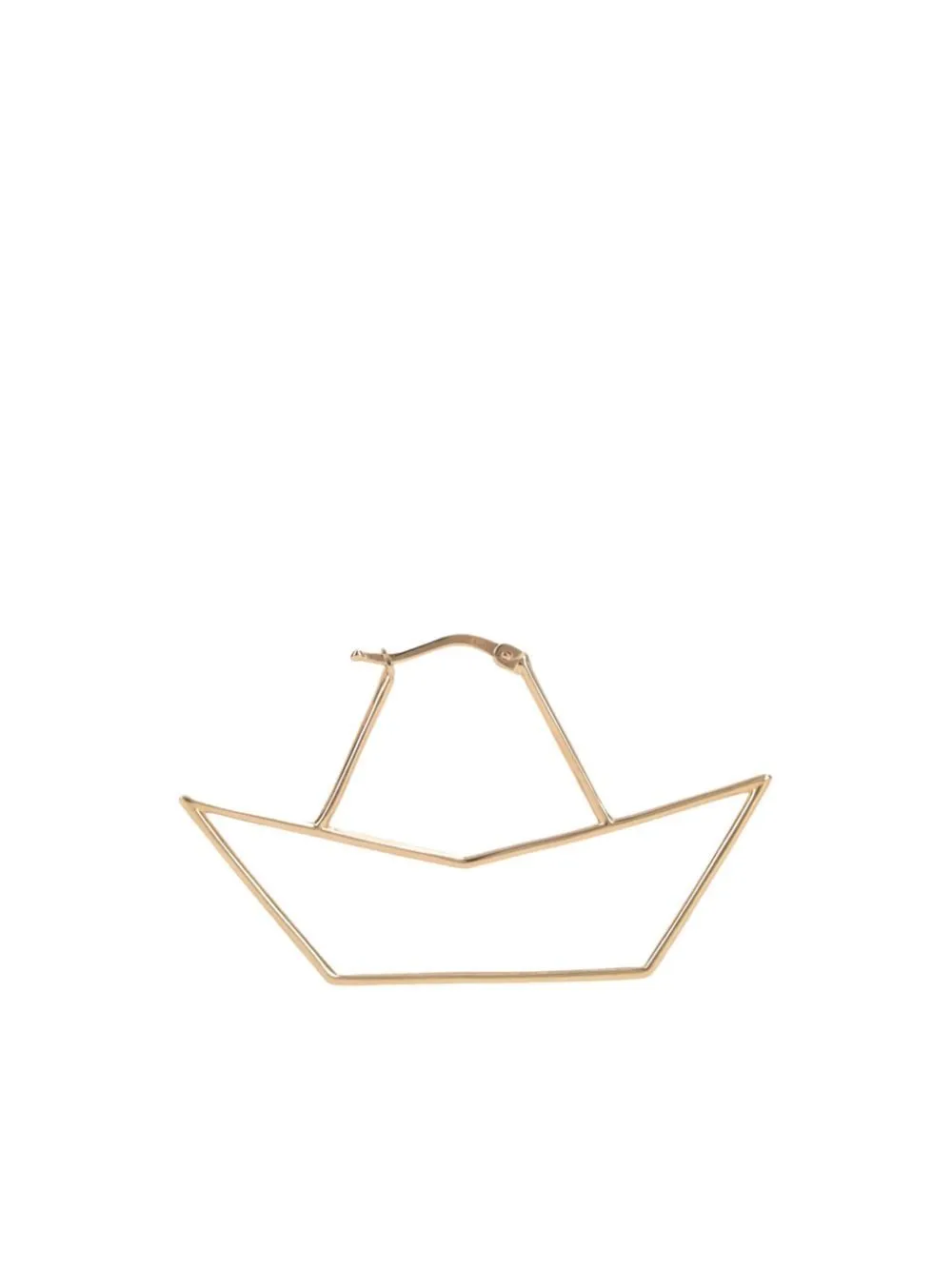 Boat Shaped Single Earrings