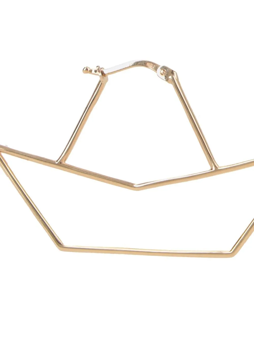 Boat Shaped Single Earrings