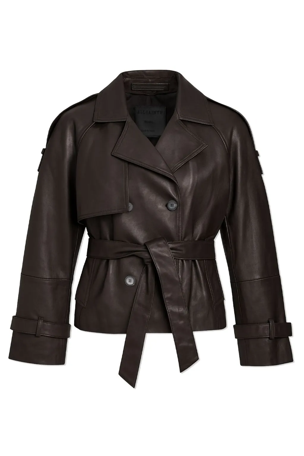 Reed Belted Leather Jacket