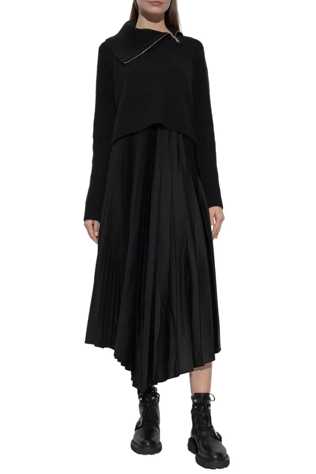 Jax Two-Piece Pleated Dress