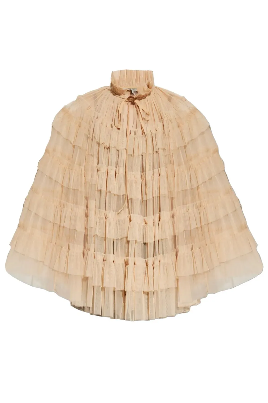 Aude Tiered Cape Coat