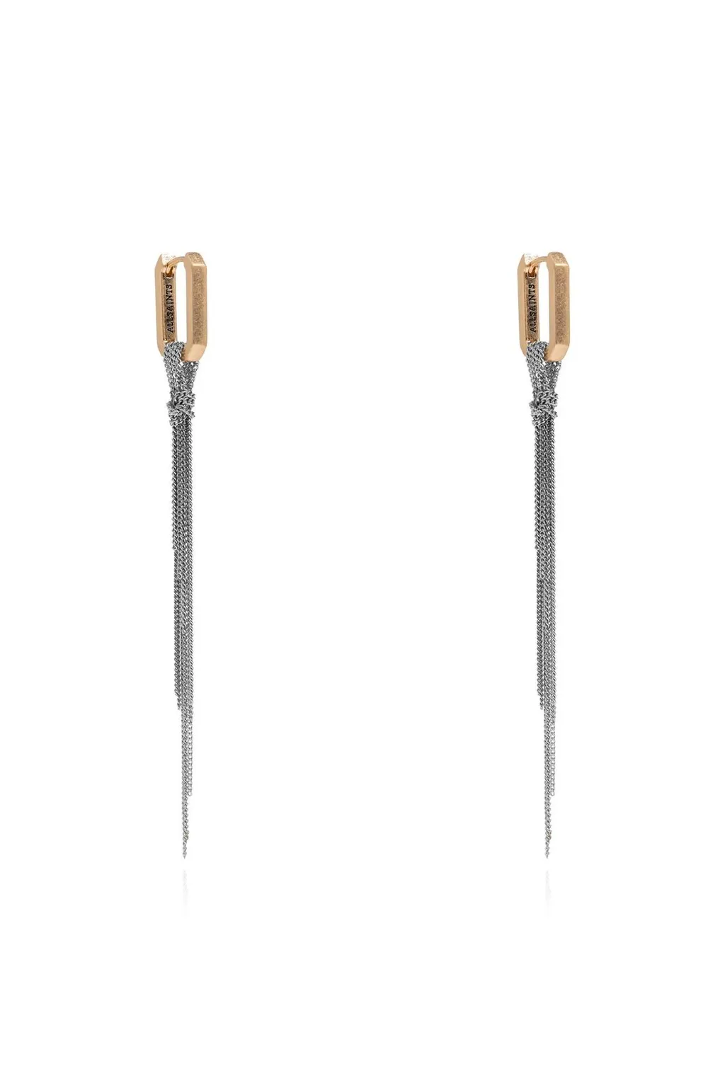 Chain-Link Dangling Earrings