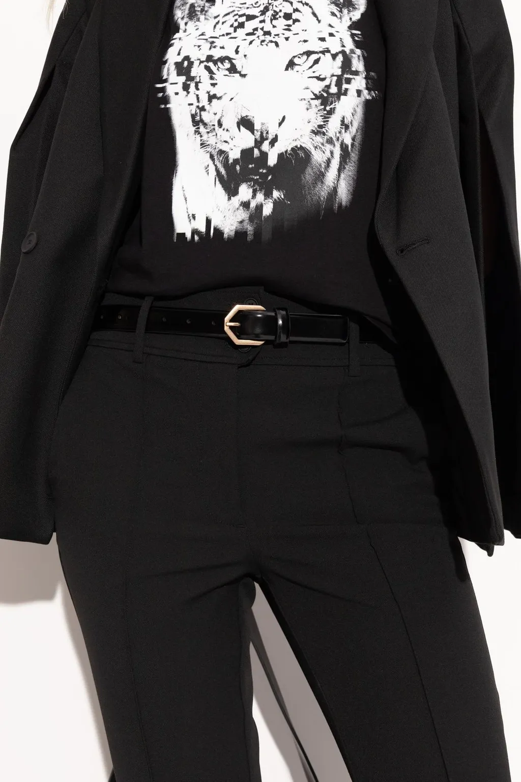 Geometric Buckle Belt