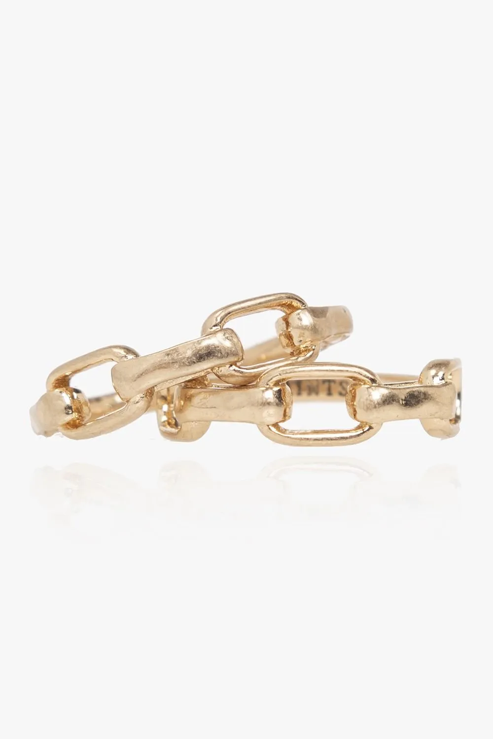 Chain-Link Brass Rings