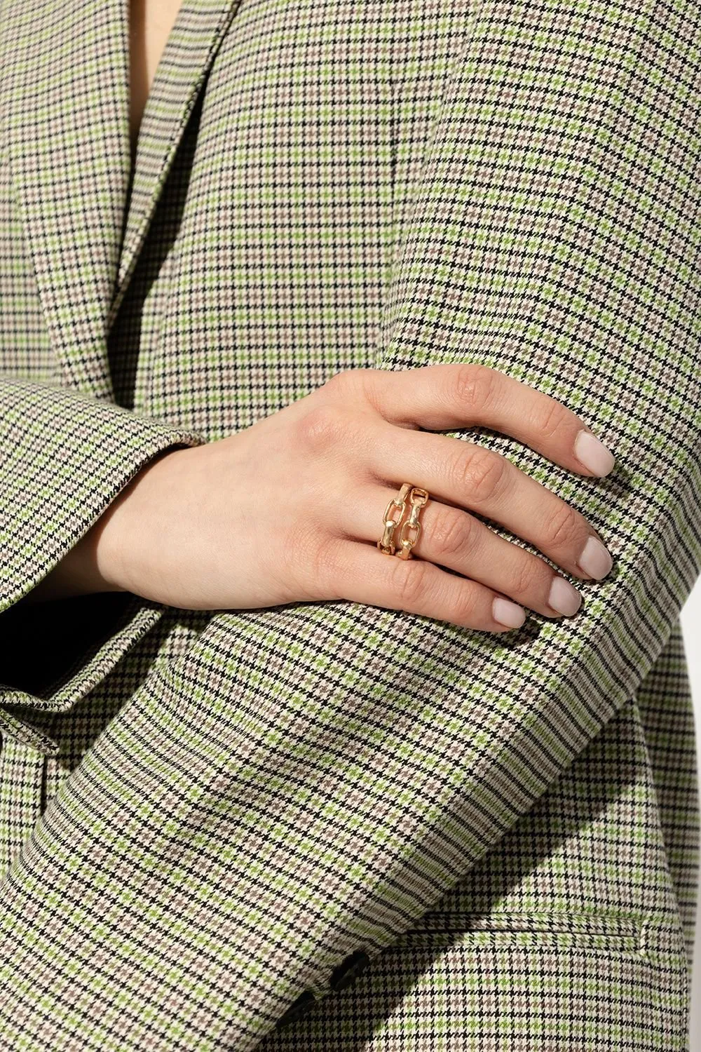 Chain-Link Brass Rings