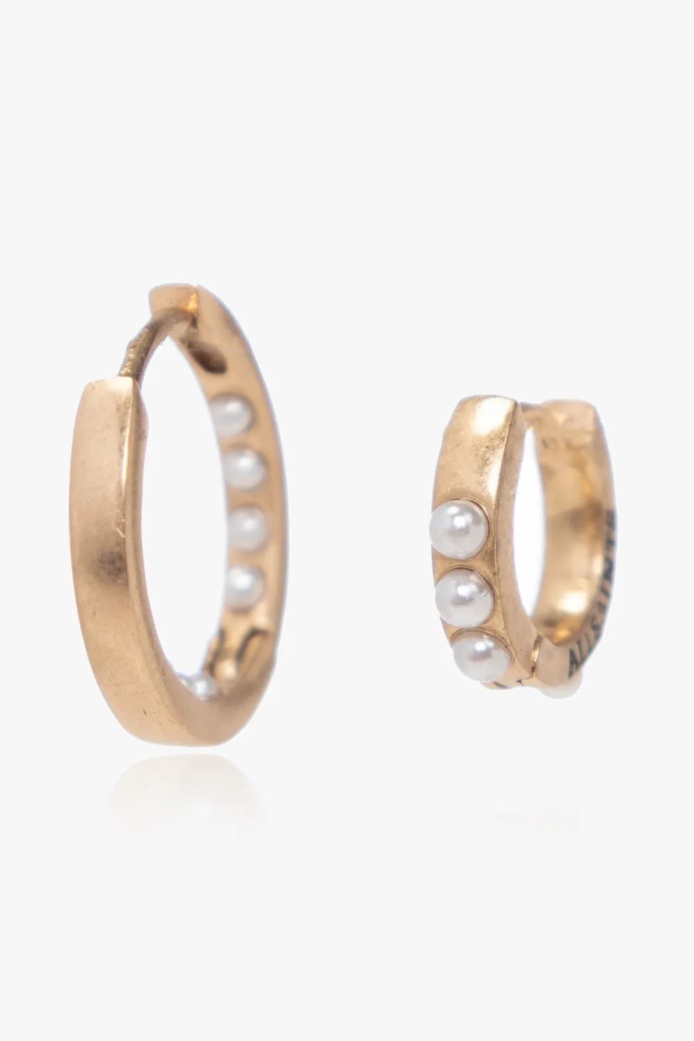 Logo Engraved Hoop Earrings