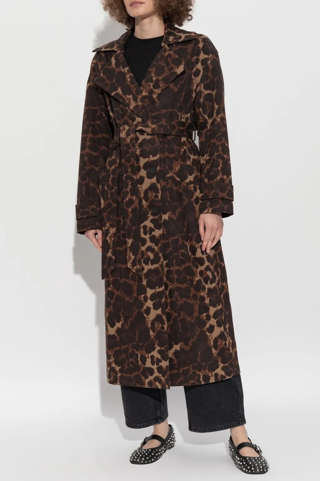Abel Patterned Trench Coat