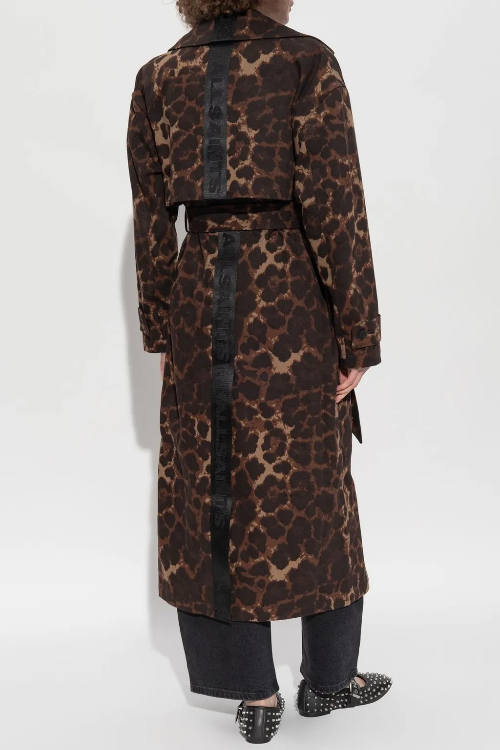 Abel Patterned Trench Coat