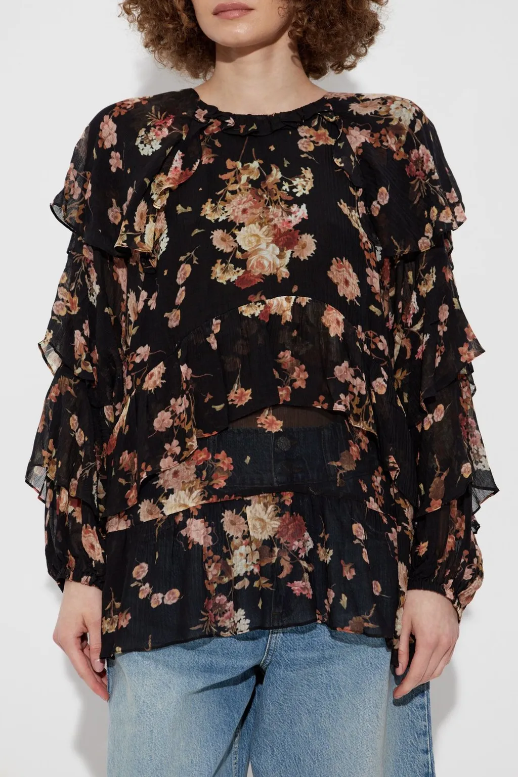 Lissie Ruffled Floral Top
