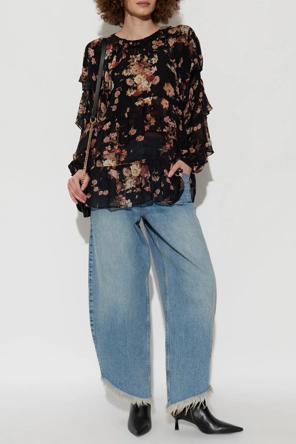 Lissie Ruffled Floral Top
