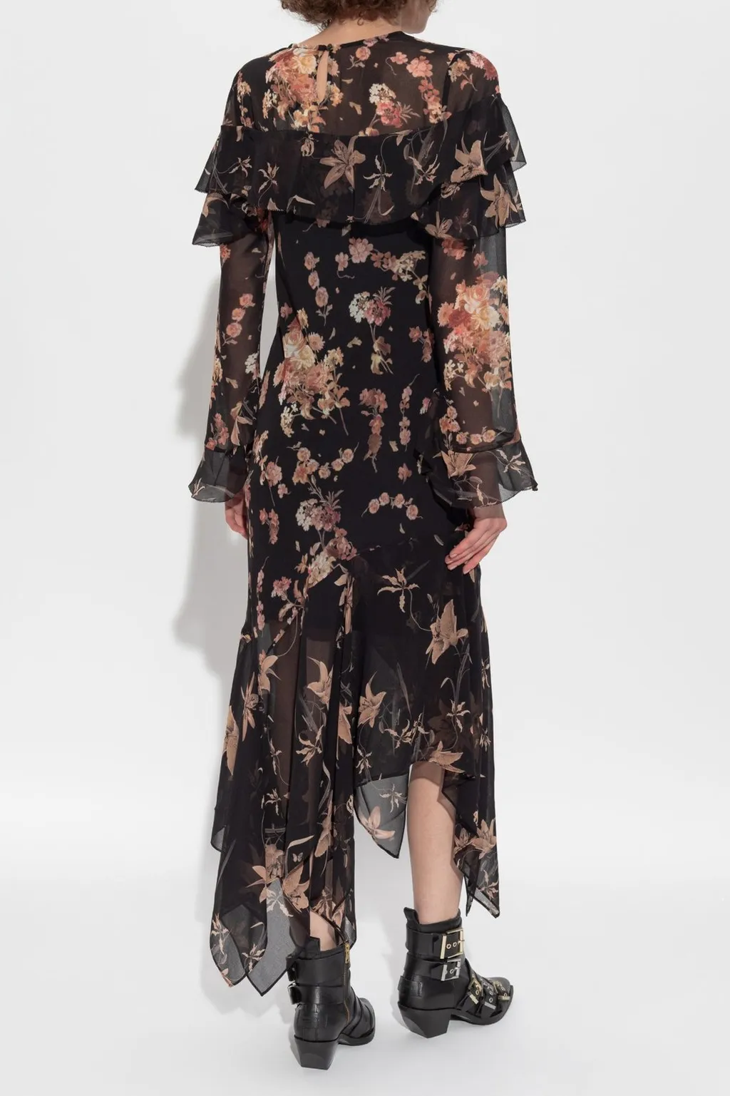 Fresca Floral Asymmetric Dress