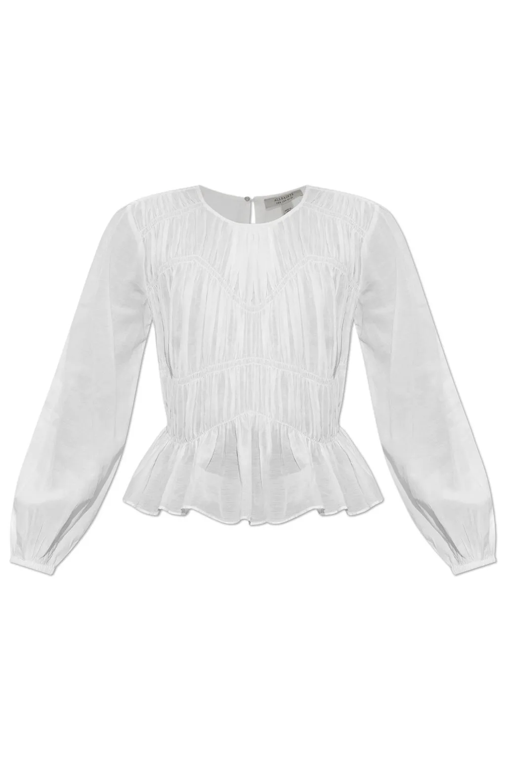 Melani Pleated Peplum Top