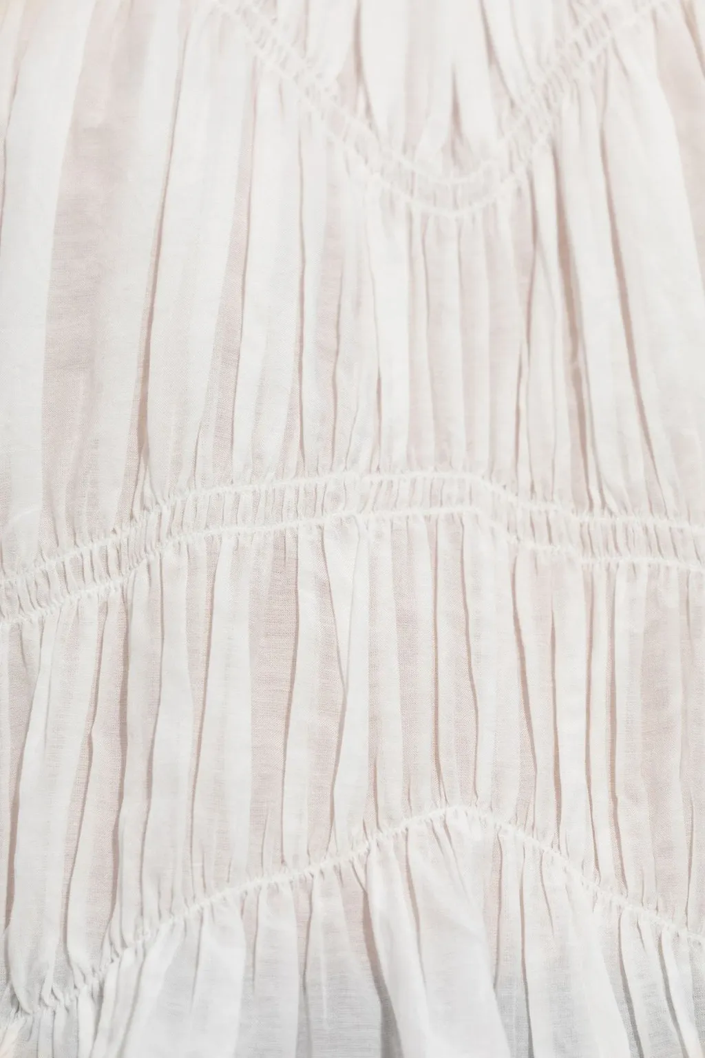 Melani Pleated Peplum Top