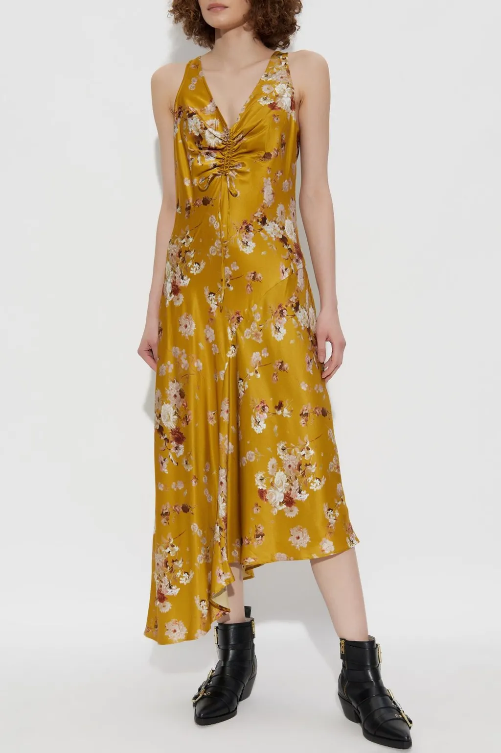 Alexi Ruched Floral Dress