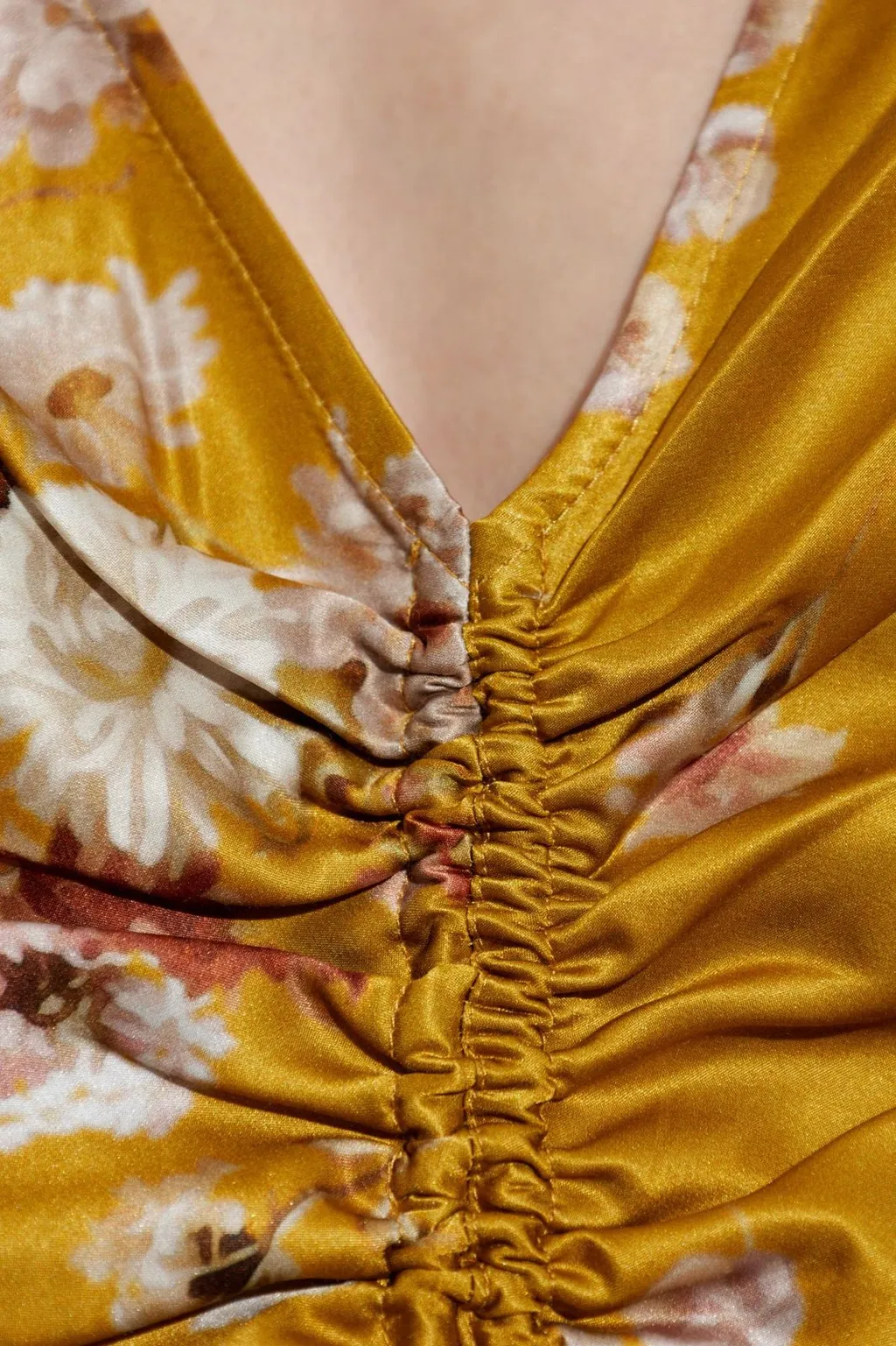 Alexi Ruched Floral Dress