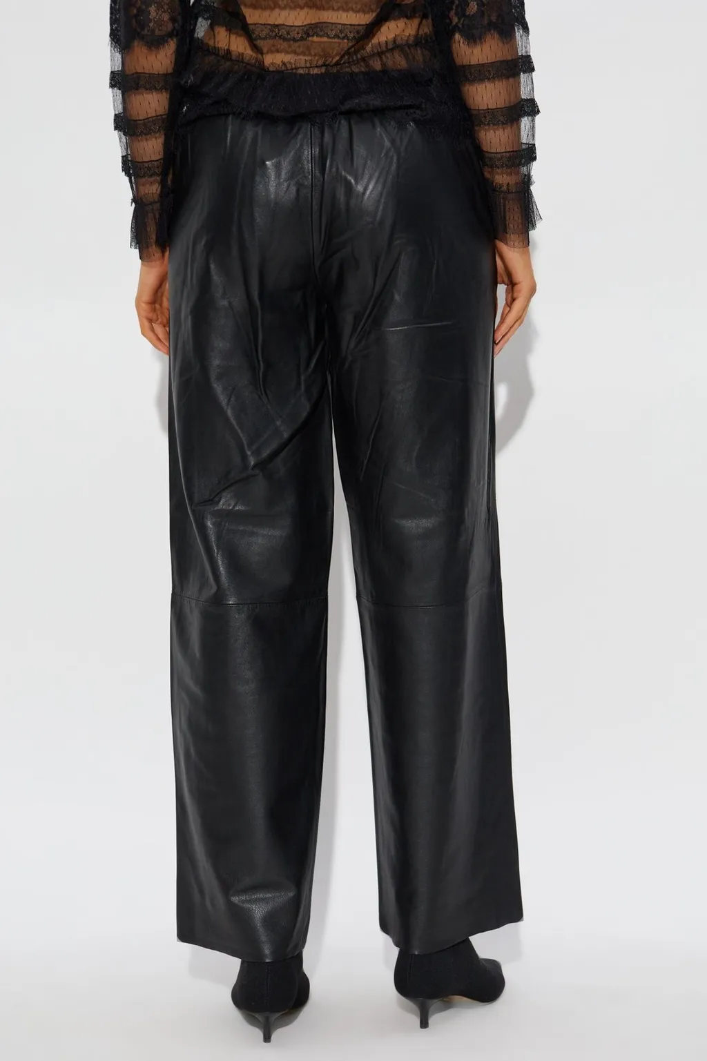 Ash Leather Pants