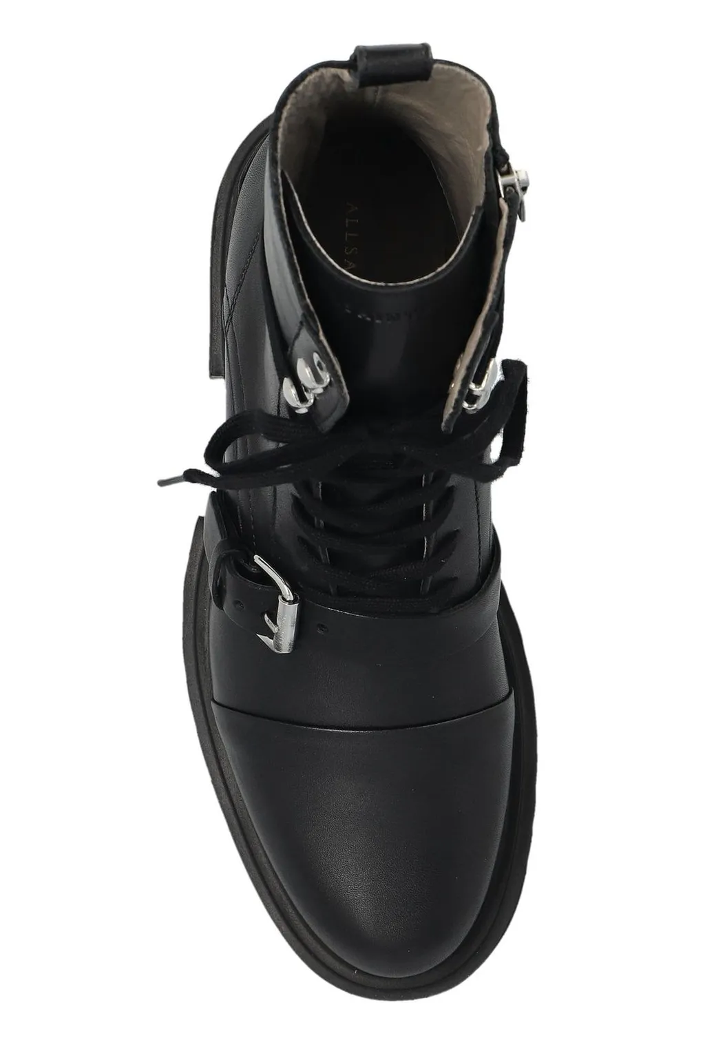 Tori Buckled Lace-Up Boots
