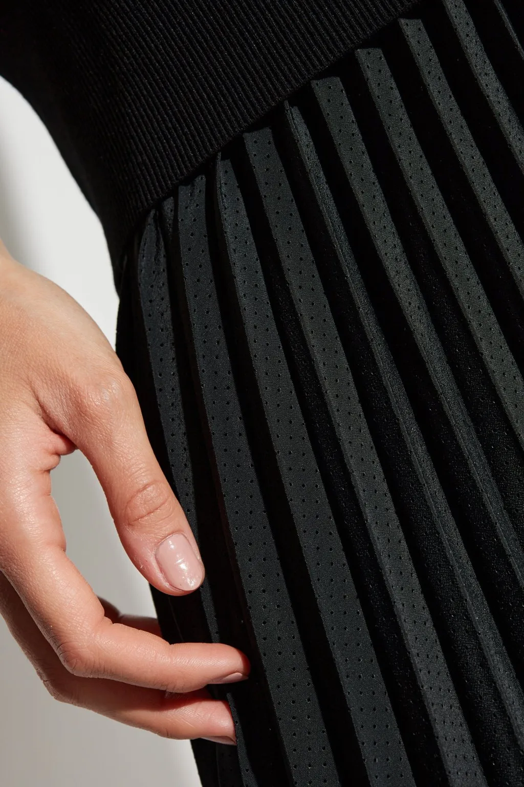 Pleated Midi Dress