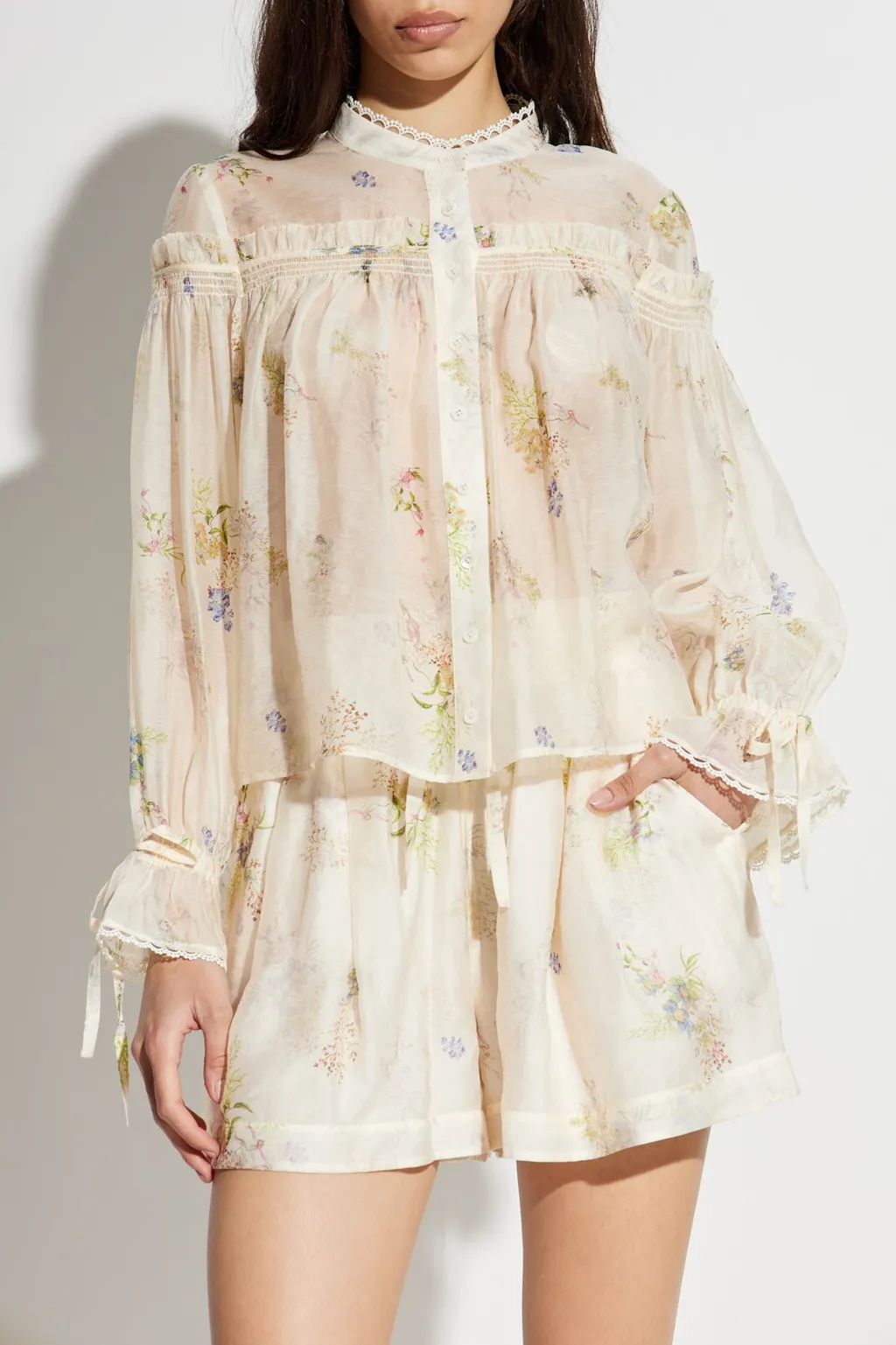 Delphine Floral Printed Blouse