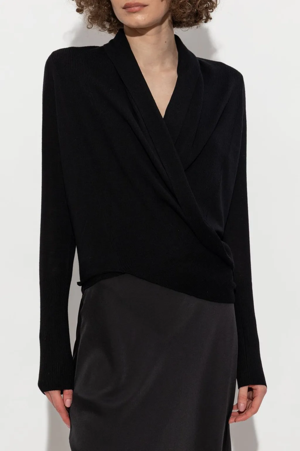 Draped Knit Top