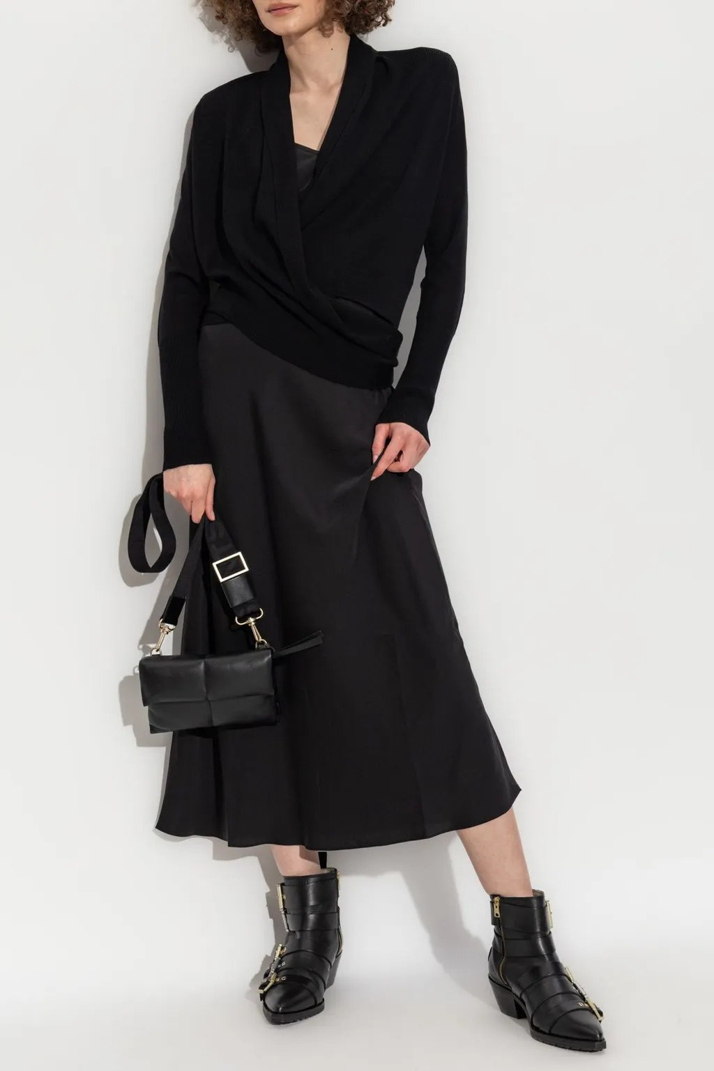 Draped Knit Top