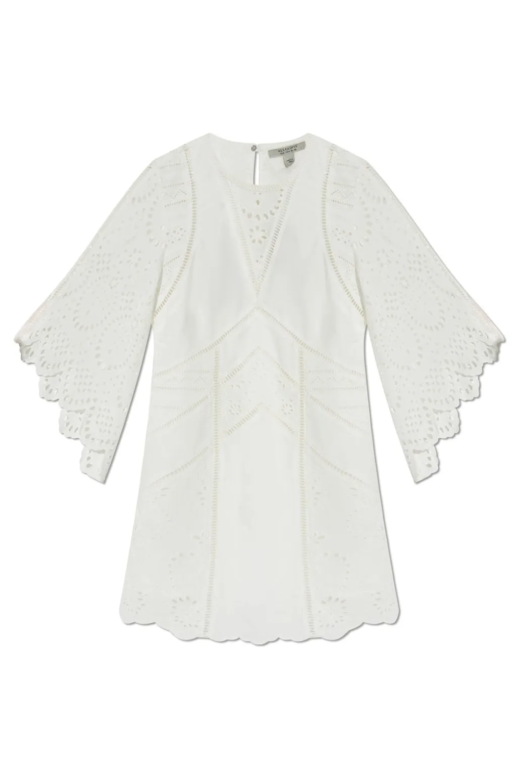 Eyelet Mini Dress