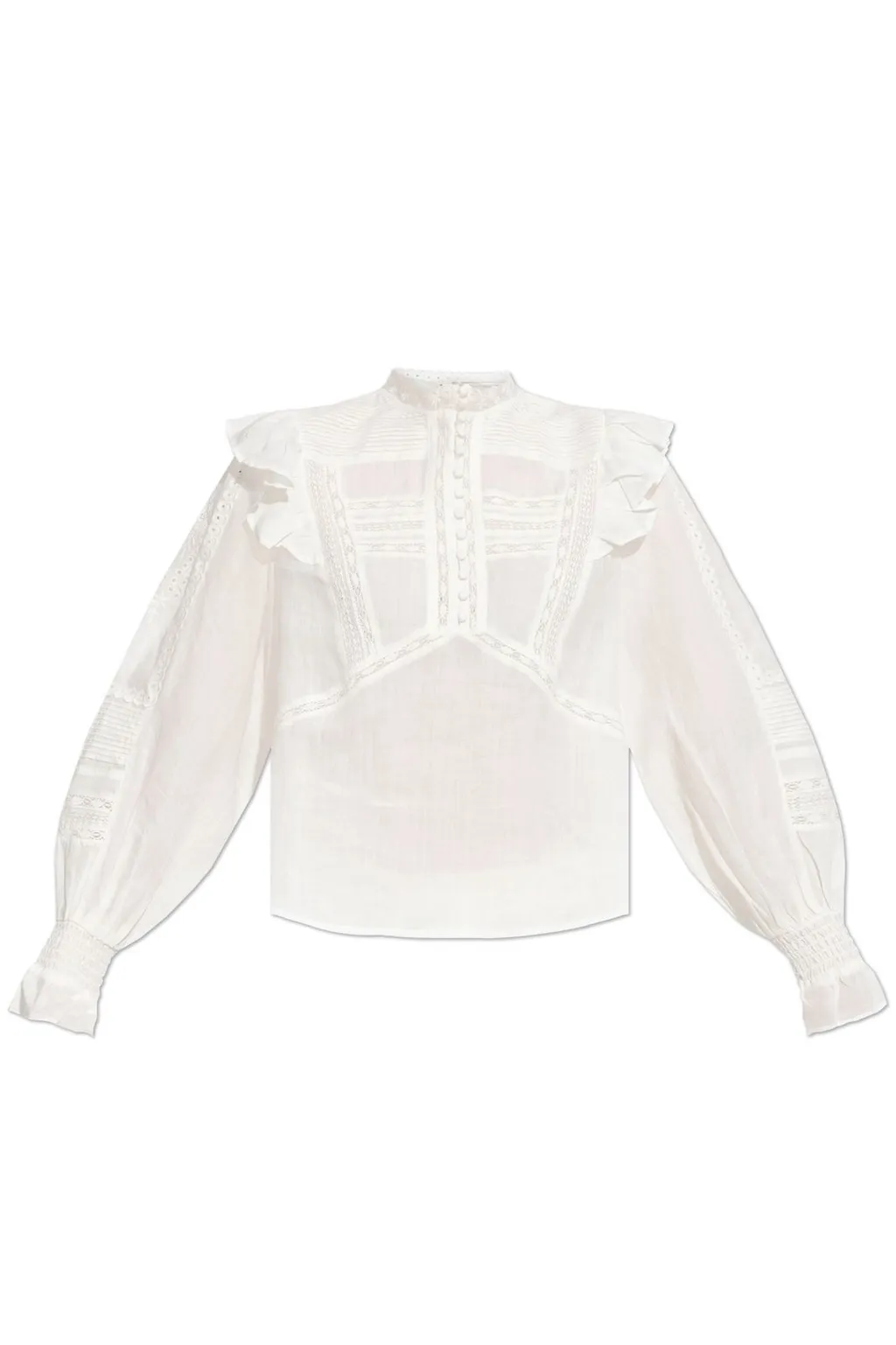 Heather Ruffled Top