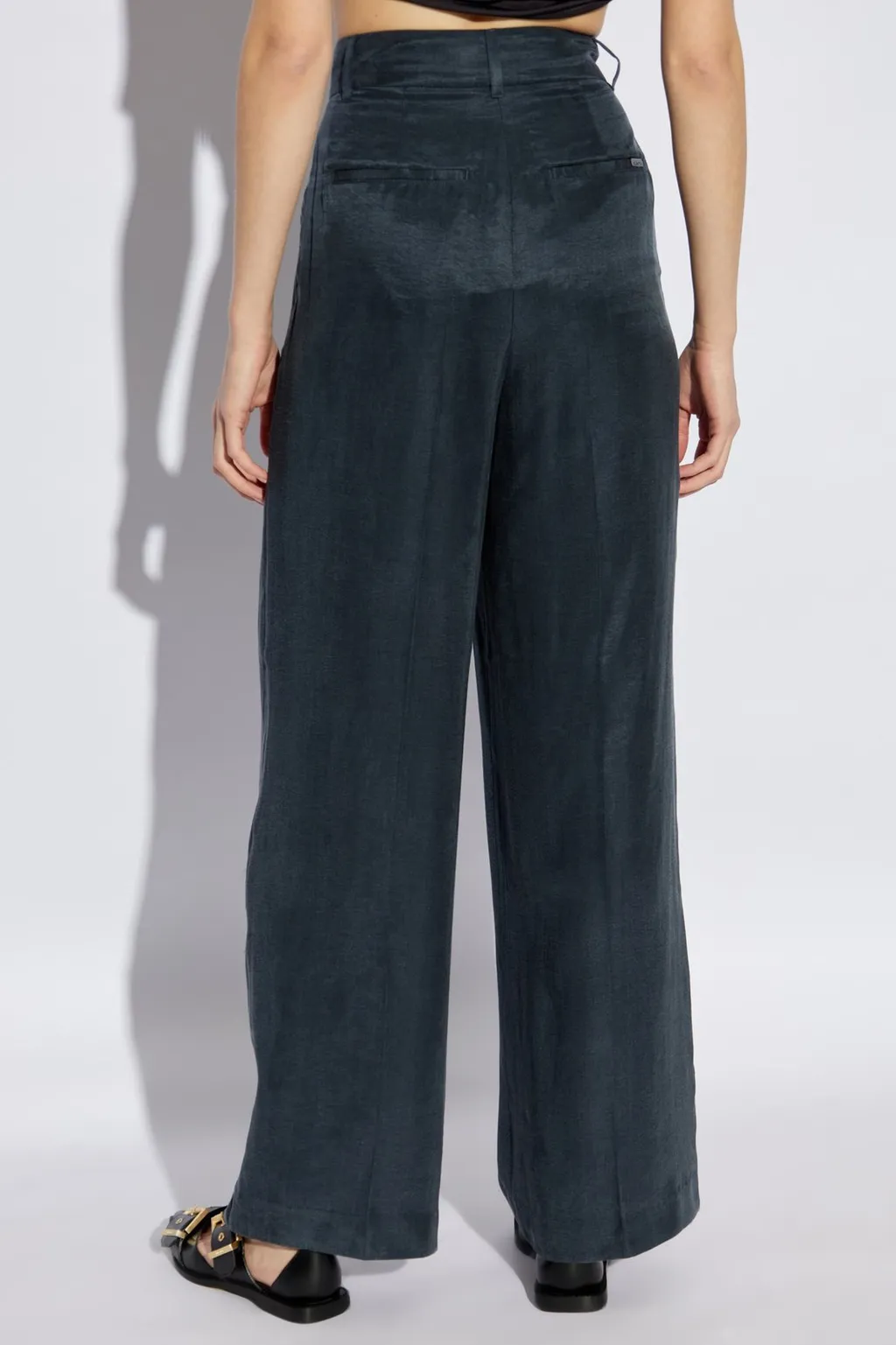 Tailored Wide-Leg Pants