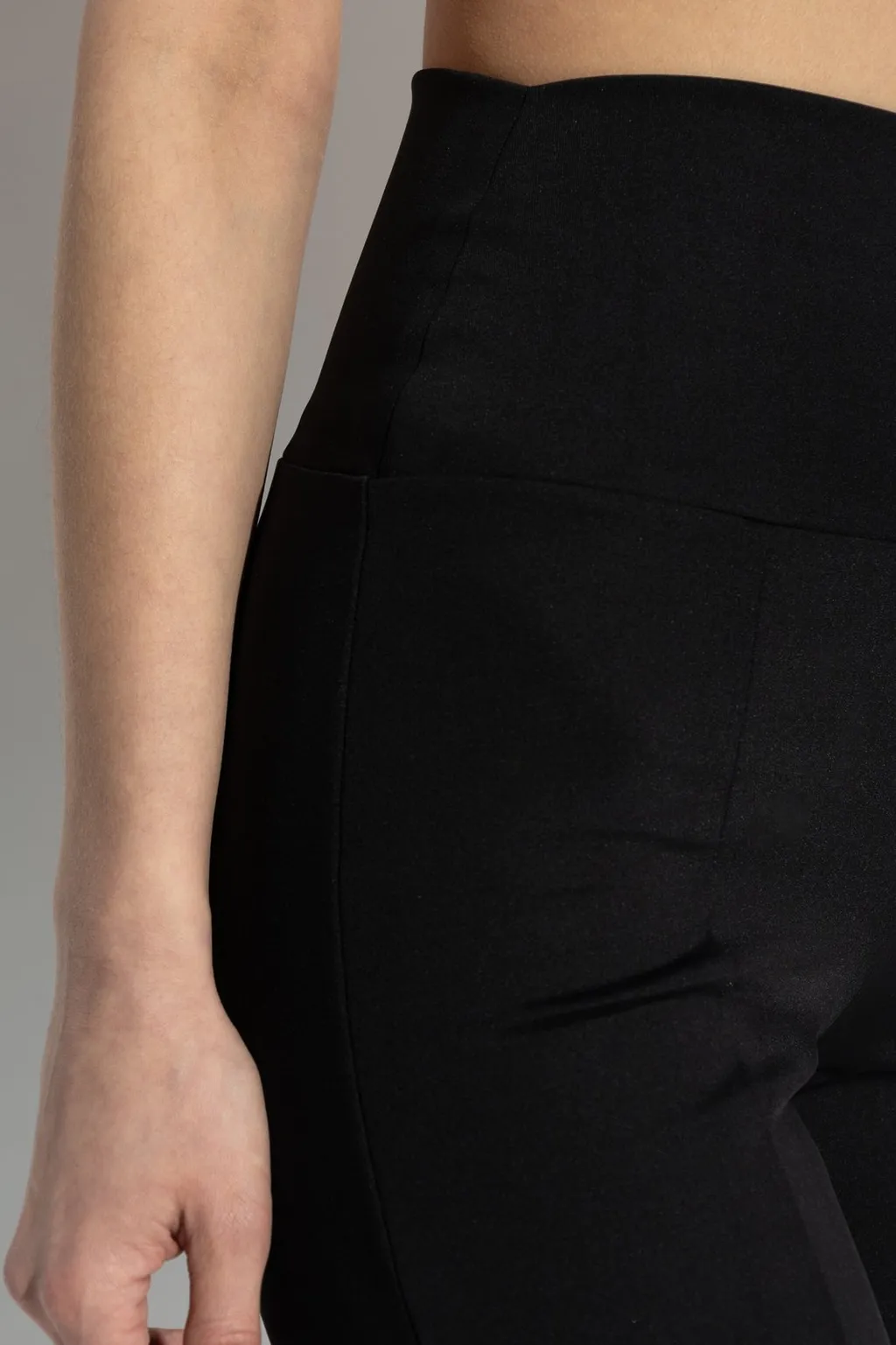 Flared High-Waist Pants