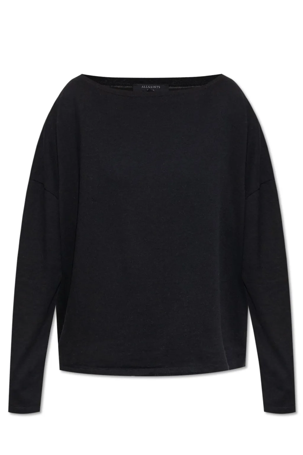 Relaxed Fit Boat Neck Top