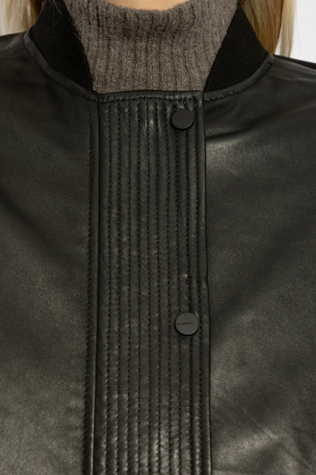 Quilted Panel Bomber Jacket