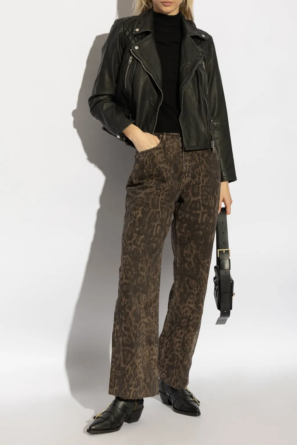 Quilted Biker Jacket